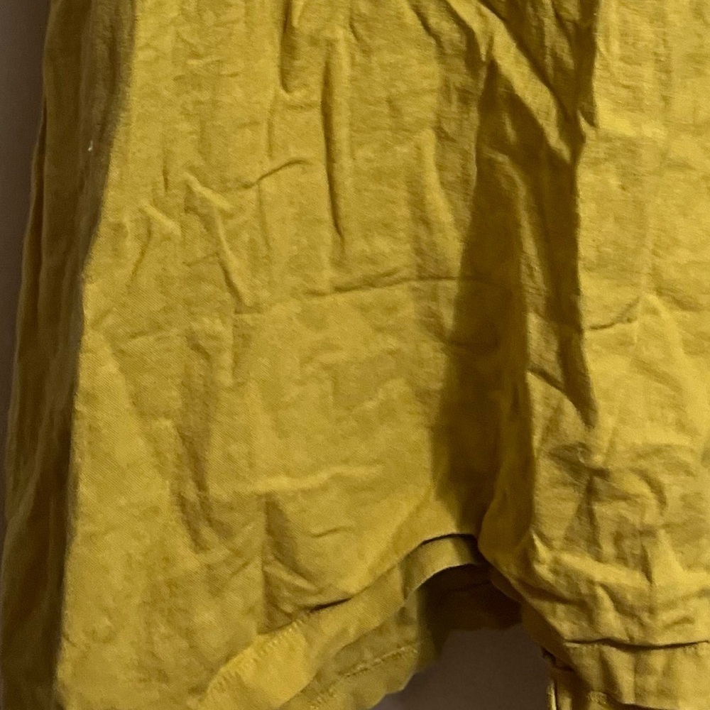 For Cynthia Mustard Sleeveless Button Down Pocket Dress Sz XS Women - Picture 7 of 8